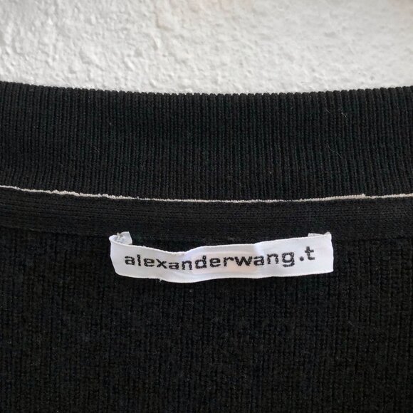 ALEXANDER WANG Crew Neck Wool Sweater Size Medium - Picture 5 of 8